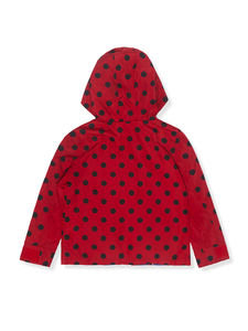 Reversible Ladybugz Zip Jacket Hood